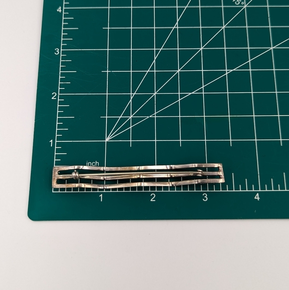 Vintage Modernist Abstract Wave Sterling Silver Statement Brooch - Picture 8 of 9